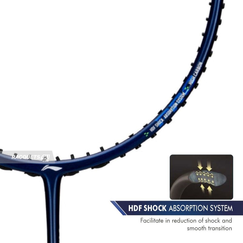 LI-NING AX-FORCE Cannon Pro Badminton Racquet (Dark Purple/Blue, Unstrung)