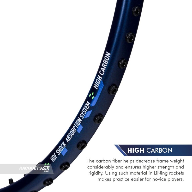 LI-NING AX-FORCE Cannon Pro Badminton Racquet (Dark Purple/Blue, Unstrung)