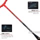 LI-NING Bladex 800 Badminton Racquet (Red/Black, Unstrung)