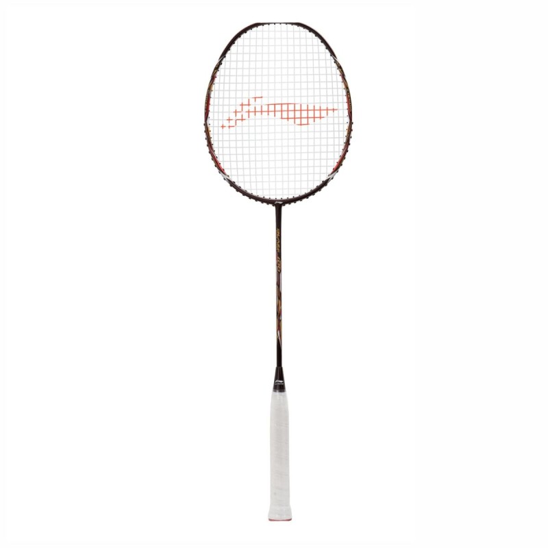 LI-NING Blaze 100 Badminton Racquet (Merlot/Gold/Red, Unstrung)