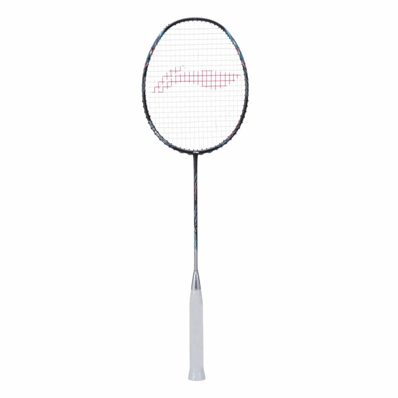 LI-NING AX-FORCE 70 Badminton Racquet (Black/Silver, Unstrung)