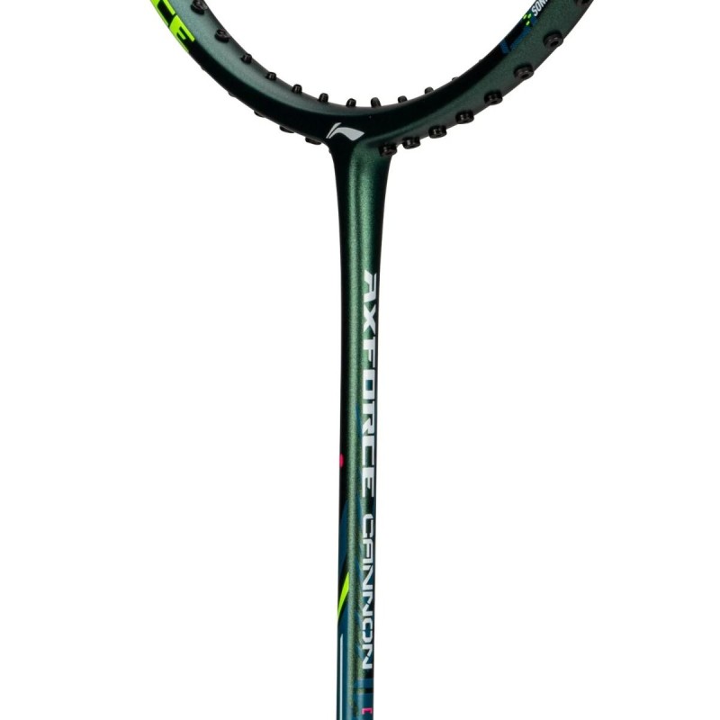 LI-NING AX-FORCE Cannon Badminton Racquet (Deep Teal, Unstrung)