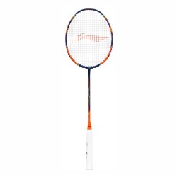 LI-NING Tectonic 6 Badminton Racquet (Orange/Black, Unstrung)
