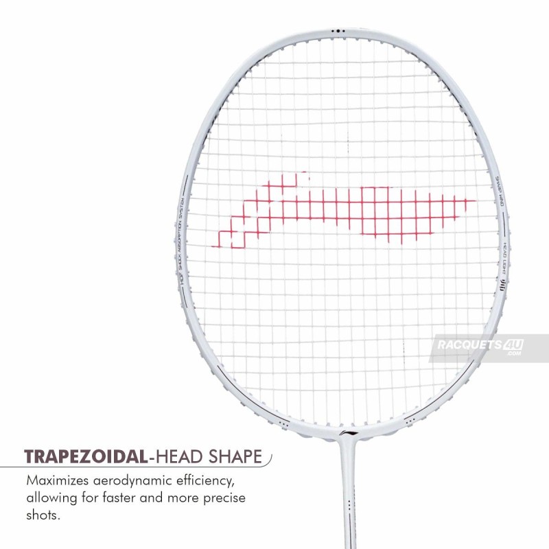 LI-NING Turbo Charging Marshal Badminton Racquet (P.White, Unstrung)