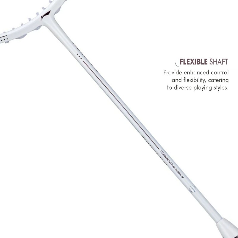 LI-NING Turbo Charging Marshal Badminton Racquet (P.White, Unstrung)