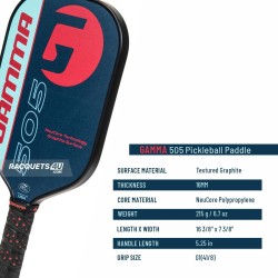 GAMMA 505 Pickleball Paddle