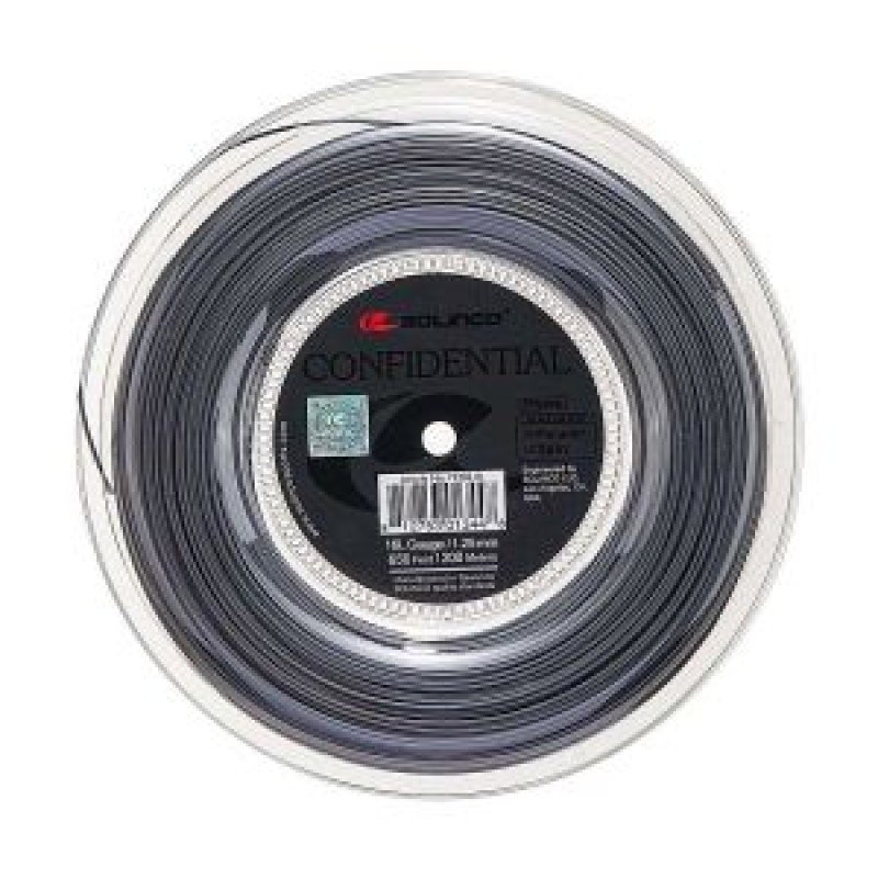 SOLINCO Confidential Tennis String Reel (16L / 1.25mm, 200 m)