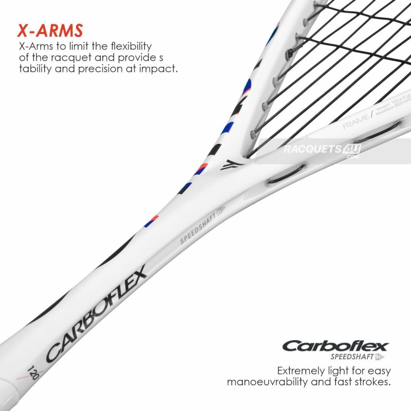 TECNIFIBRE Carboflex 120 X-Top V2 Squash Racquet