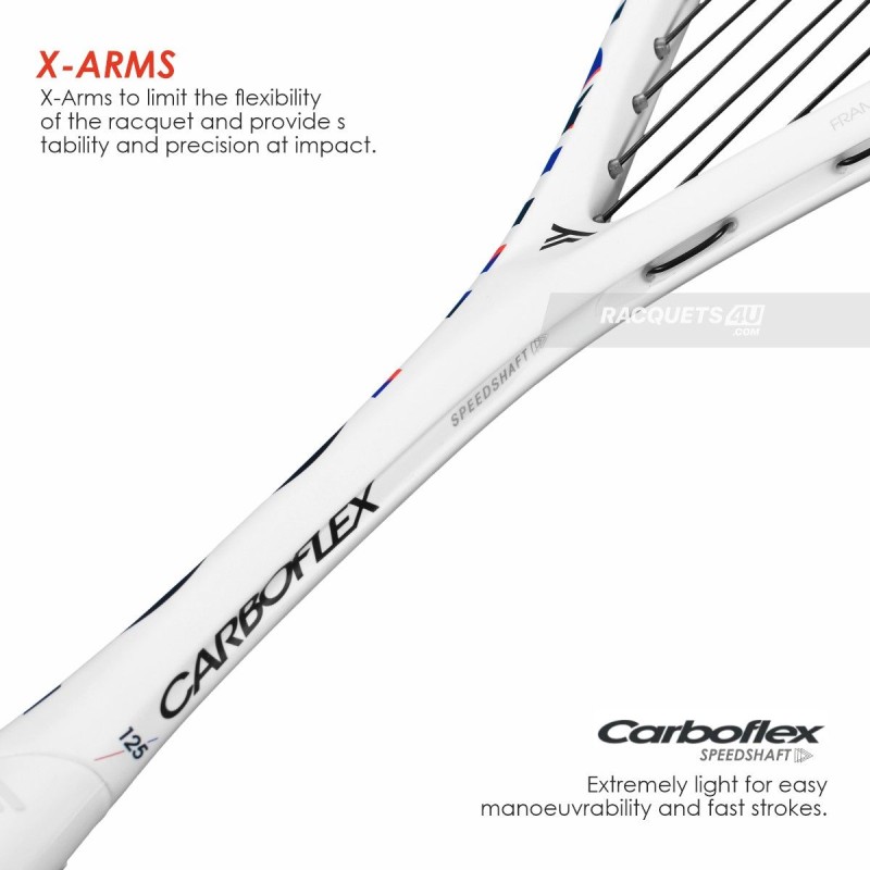 TECNIFIBRE Carboflex 125 X-Top V2 Squash Racquet