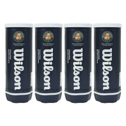 WILSON Roland Garros All Court Tennis Ball Dozen (12 Balls)