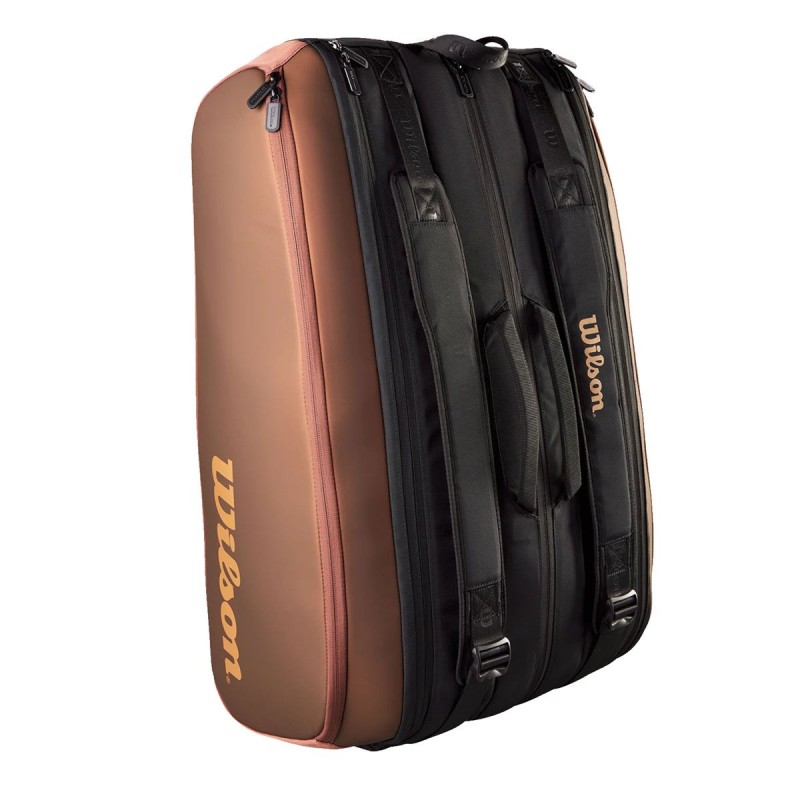 WILSON Pro Staff V14 Super Tour 15R Kitbag (Black/Brown)