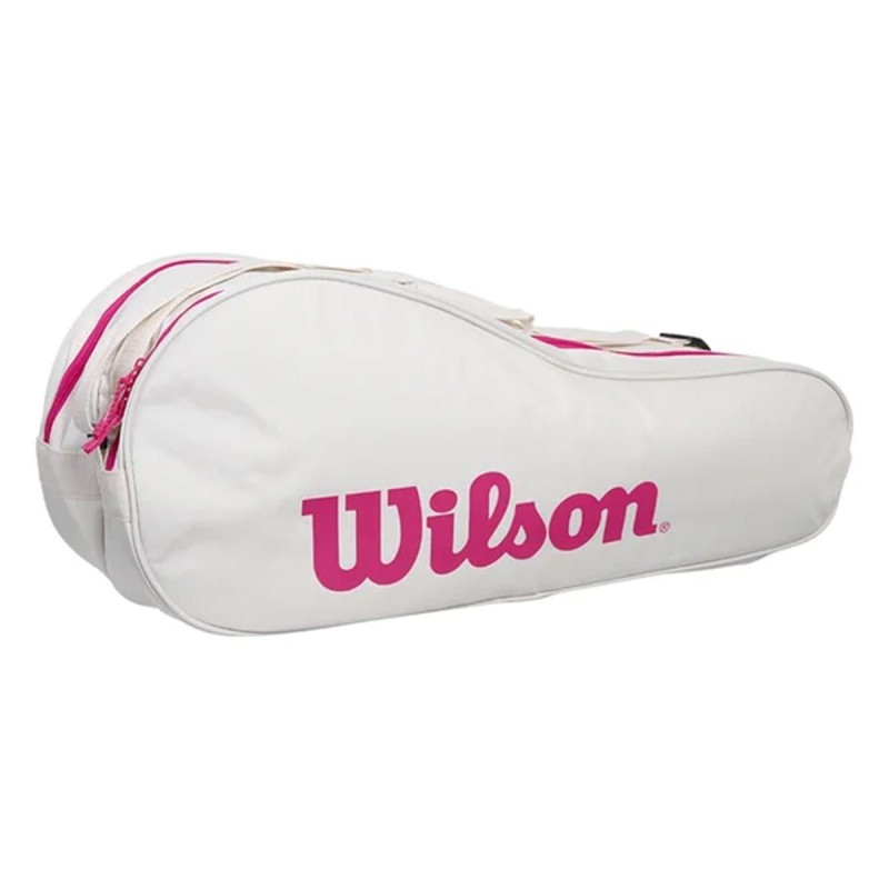 Wilson Advantage 6R Tennis Kit Bag (White/Pink)