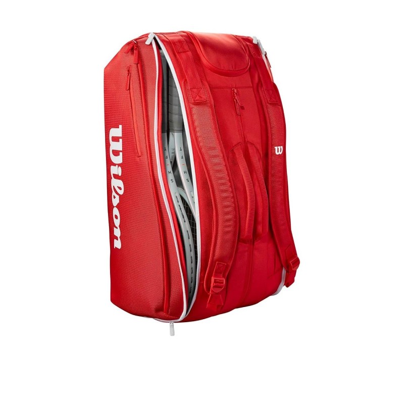 Wilson Super Tour 15R 2025 Tennis Kit Bag (Red)