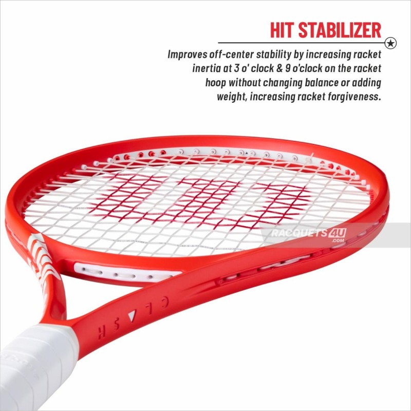WILSON Clash 100L V3 Reverse Tennis Racquet (280g, Unstrung)