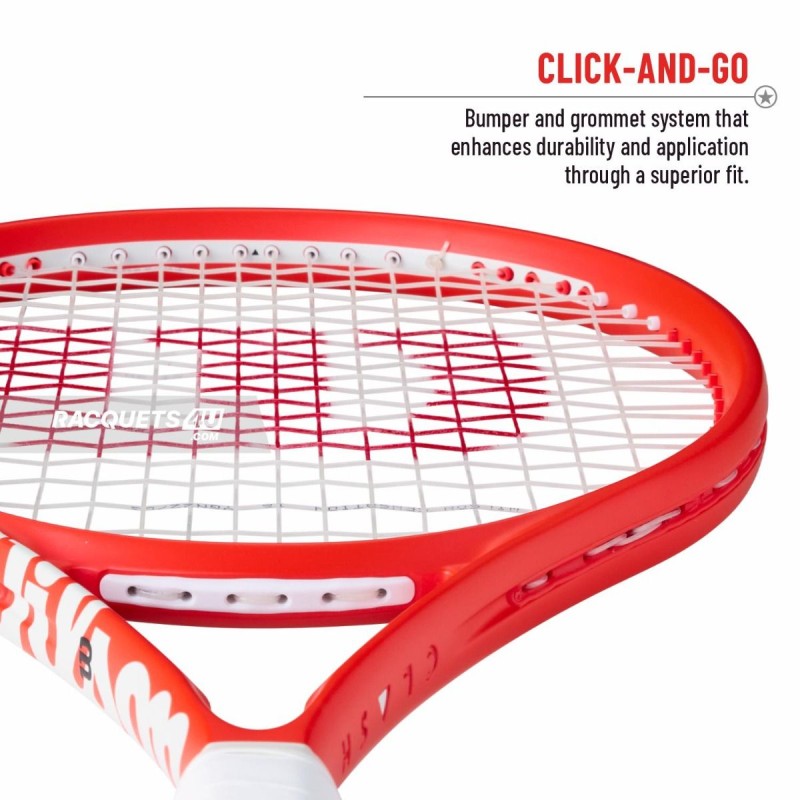 WILSON Clash 100 V3 Reverse Tennis Racquet (295g, Unstrung)