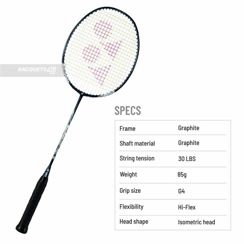 Yonex Muscle Power 29 Light Badminton Racquet (Black/Grey, Strung)