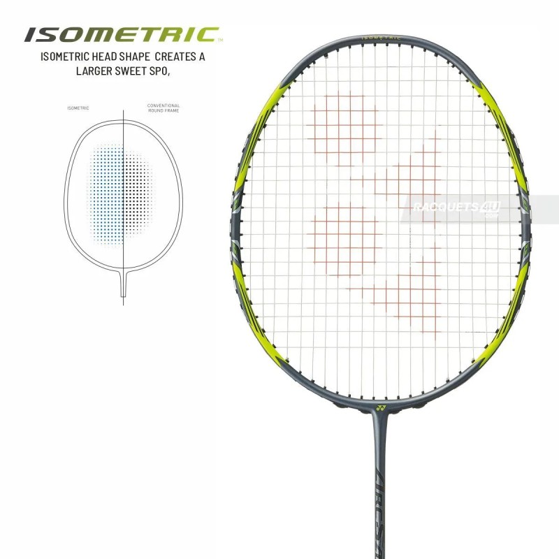 YONEX Arcsaber 7 Pro Badminton Racquet (Grey/Yellow, Unstrung)