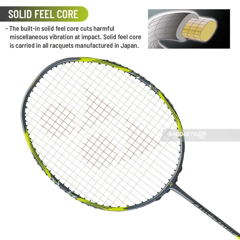 YONEX Arcsaber 7 Pro Badminton Racquet (Grey/Yellow, Unstrung)