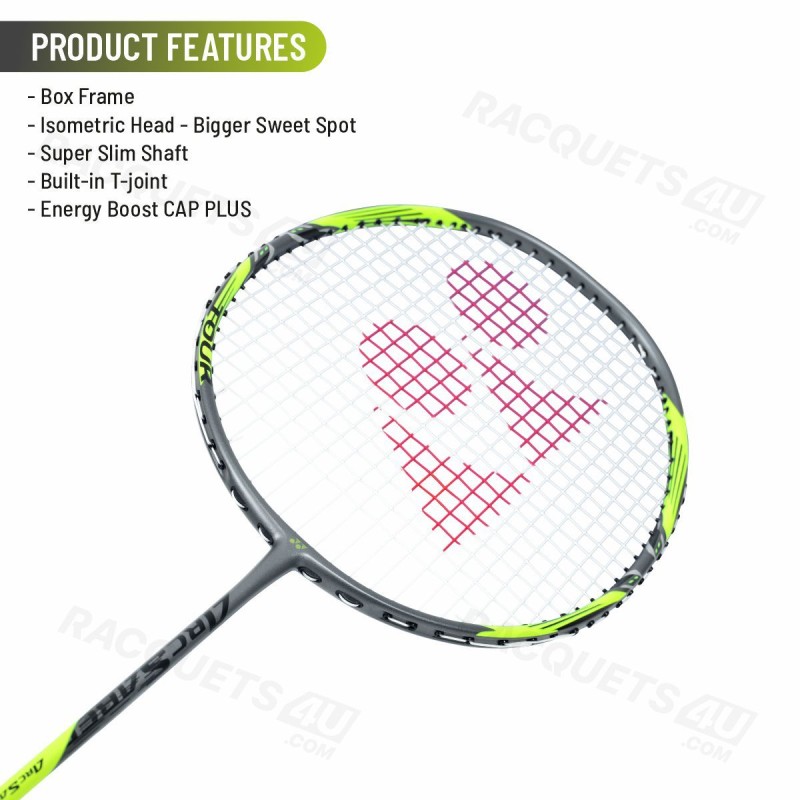 YONEX Arcsaber 7 Tour Badminton Racquet (Grey Yellow, Unstrung)