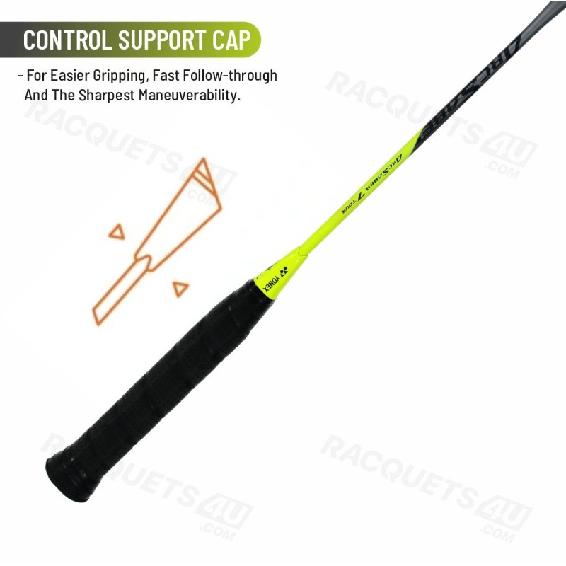 YONEX Arcsaber 7 Tour Badminton Racquet (Grey Yellow, Unstrung)