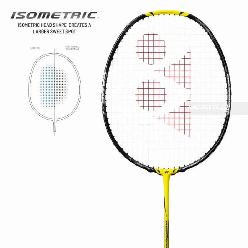 YONEX Nanoflare 1000 Game Badminton Racquet (Lightning Yellow, Strung)