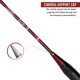 YONEX Astrox Lite 45I Badminton Racquet (Strung, Kurenai)