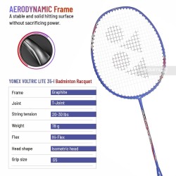 YONEX Voltric Lite 35I Badminton Racquet (Strung, Blue)