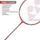 Yonex Nanoray 72 Light Badminton Racquet (Strung, Red)