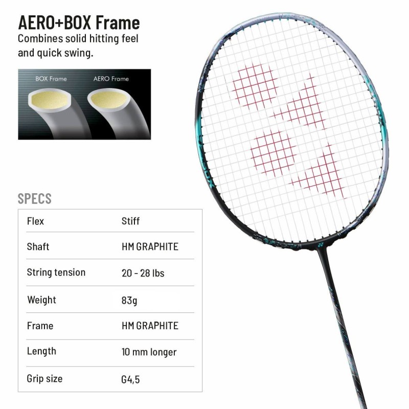 YONEX Astrox 88 D Pro Badminton Racquet (Unstrung, Black/Silver)