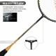 YONEX Nanoflare Speed 7 Badminton Racquet (Strung, Grey/Yellow)