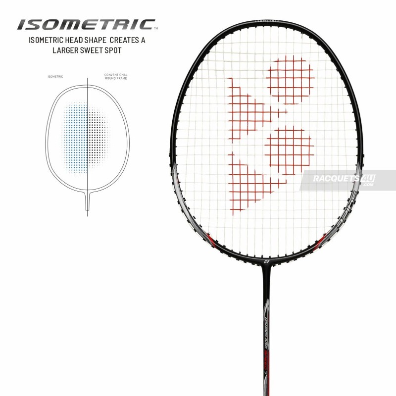 YONEX Nanoflare Speed 7 Badminton Racquet (Strung, Black/White)