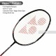 YONEX Nanoflare Speed 7 Badminton Racquet (Strung, Black/White)