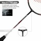 YONEX Nanoflare Speed 7 Badminton Racquet (Strung, Black/White)