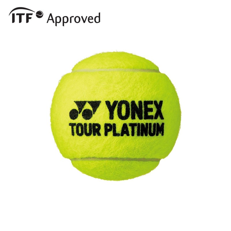 YONEX Tour Platinum Tennis Ball Dozen (12 Balls)