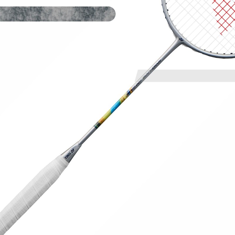 YONEX Nanoflare 700 Game Badminton Racquet (Strung, Silver/Blue)