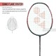 YONEX Nanoflare 001 Ability Badminton Racquet (G4 Strung, Black/Red)