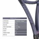 YONEX Percept 97 2025 Tennis Racquet (Midnight Navy, Unstrung 310g)
