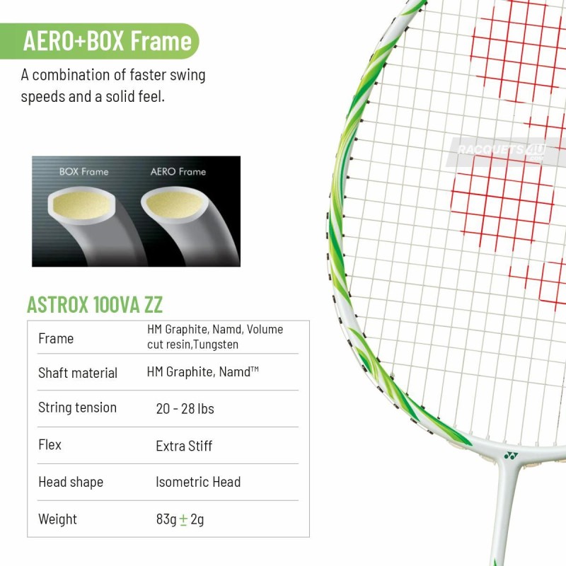 YONEX Astrox 100 ZZ Viktor Axelsen Badminton Racquet (Unstrung, Grayish Beige)