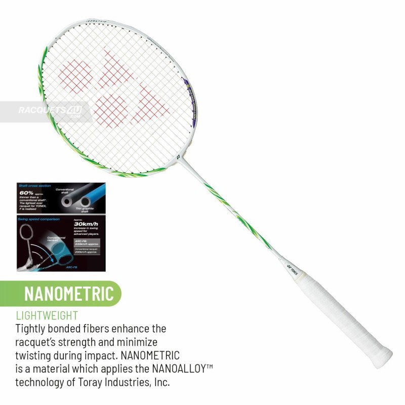 YONEX Astrox 100 ZZ Viktor Axelsen Badminton Racquet (Unstrung, Grayish Beige)