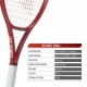 YONEX Vcore 100L Tennis Racquet (Ruby Red, Unstrung)