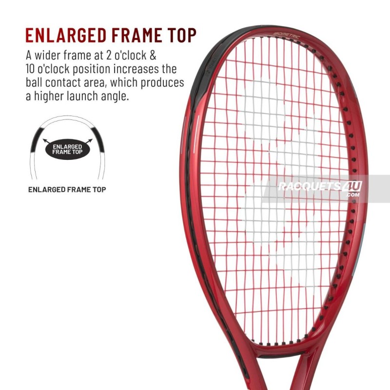 YONEX Vcore Ace Tennis Racquet (Ruby Red, Strung)