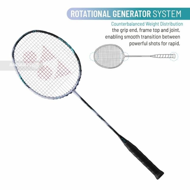 YONEX Astrox 88S Tour Badminton Racquet (Unstrung, Silver/Black)