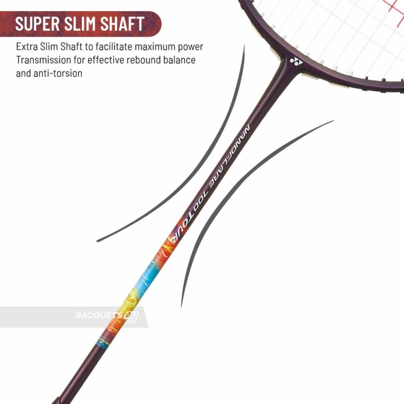 YONEX Nanoflare 700 Tour Badminton Racquet (Unstrung, Midnight/Purple)