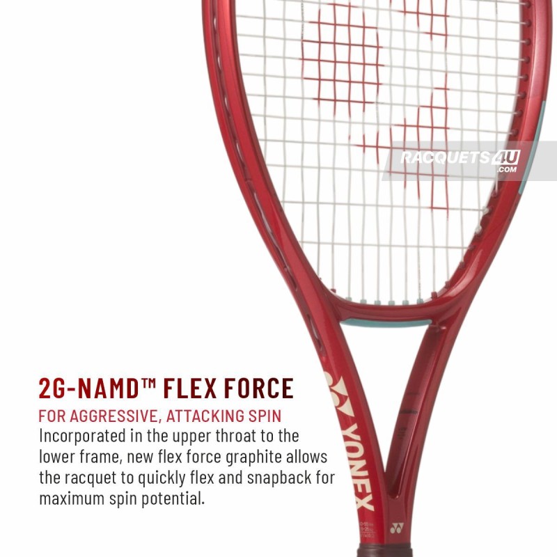 YONEX Vcore 98L Tennis Racquet (Ruby Red, Unstrung)