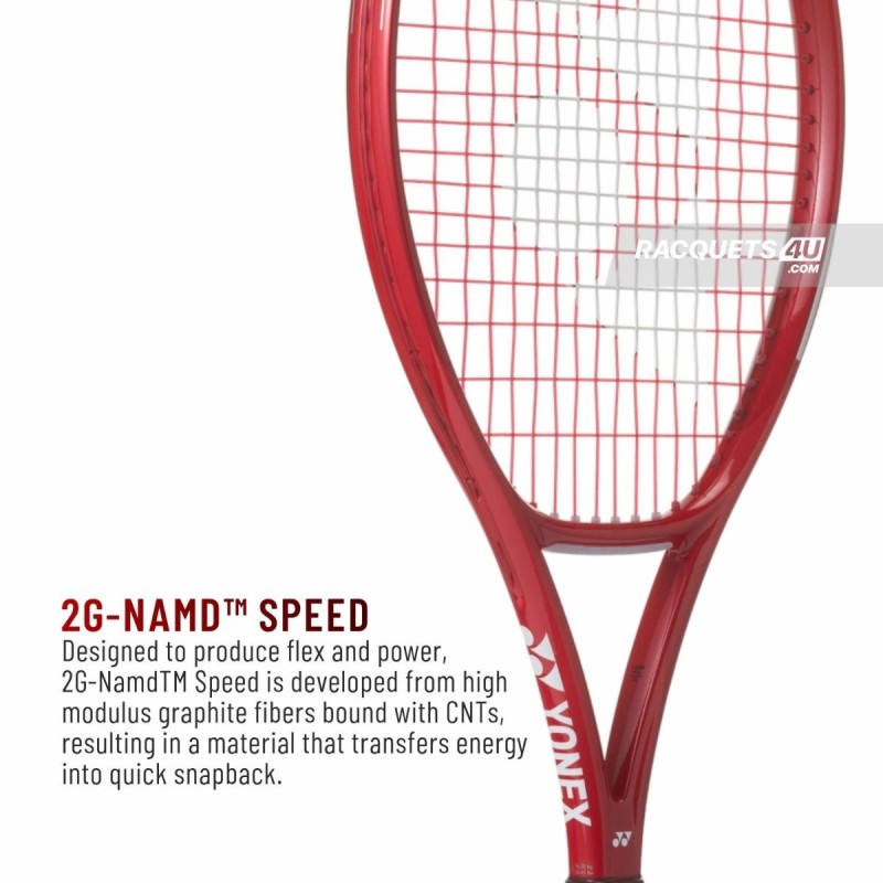 YONEX Vcore 25 Tennis Racquet (Ruby Red)