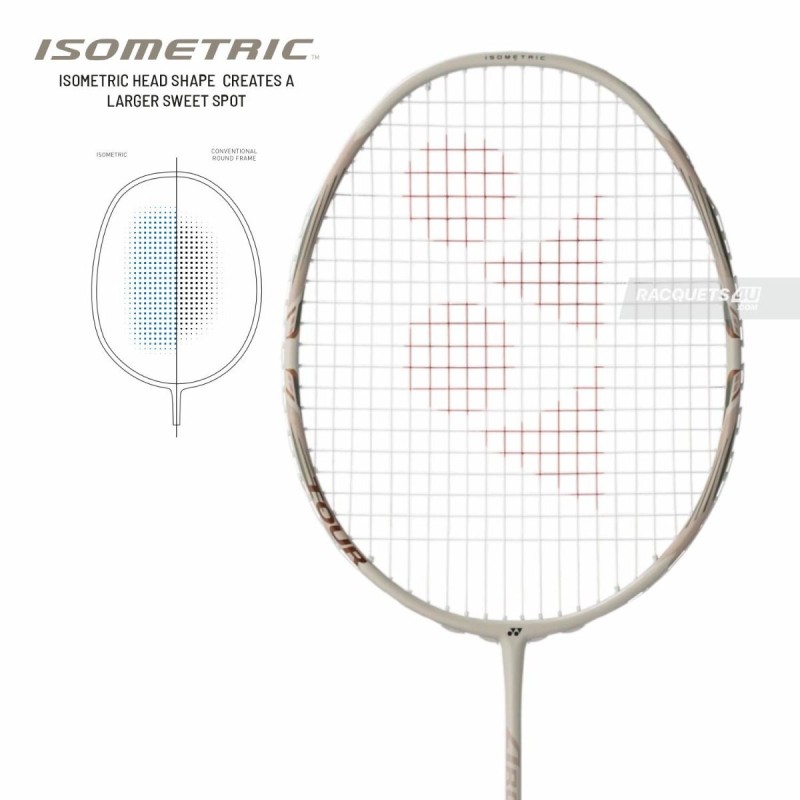 YONEX Arcsaber 7 Tour Badminton Racquet (Light Beige, Unstrung)