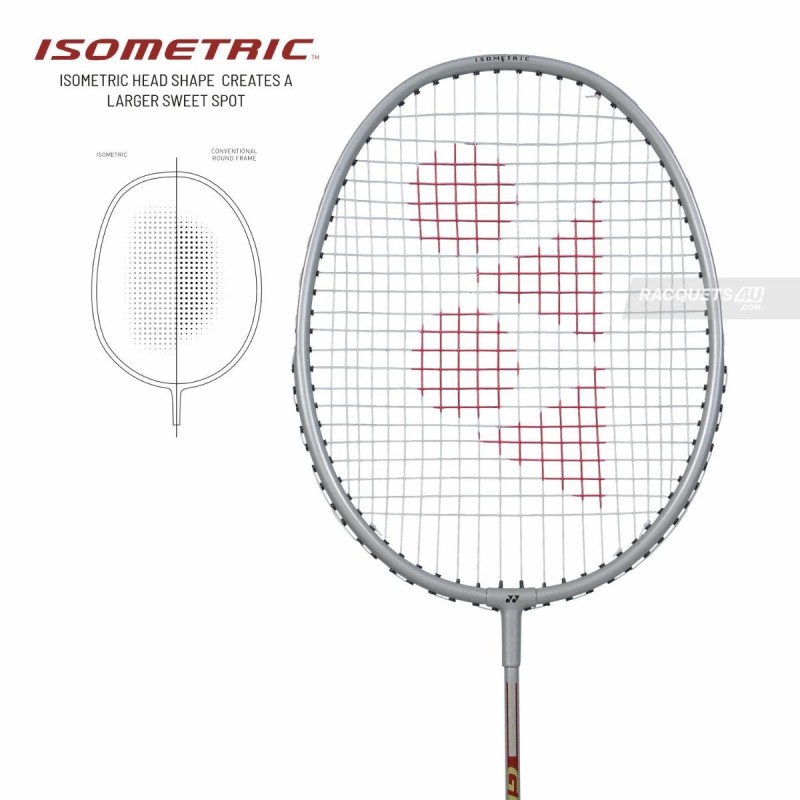 YONEX GR 303I Badminton Racquet (Strung, Silver)