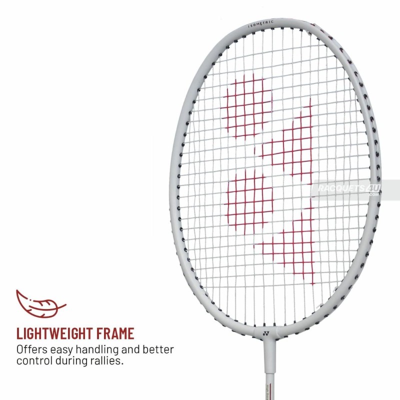 YONEX GR 303I Badminton Racquet (Strung, White)