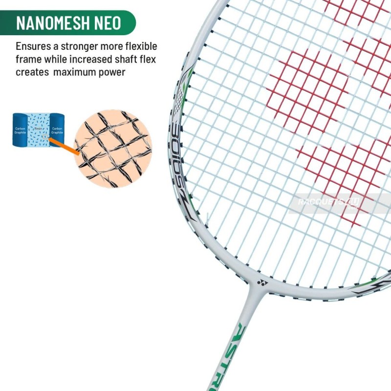 YONEX Astrox Lite 37i Badminton Racquet (Strung, Pearl White)