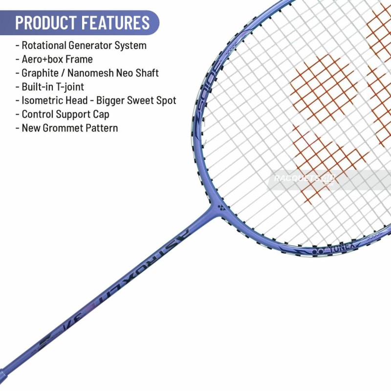 YONEX Astrox Lite 37i Badminton Racquet (Strung, Purple)